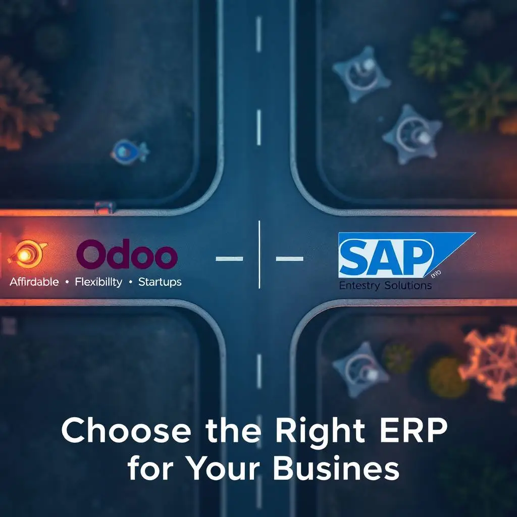 Choosing between Odoo and SAP for your business ERP.